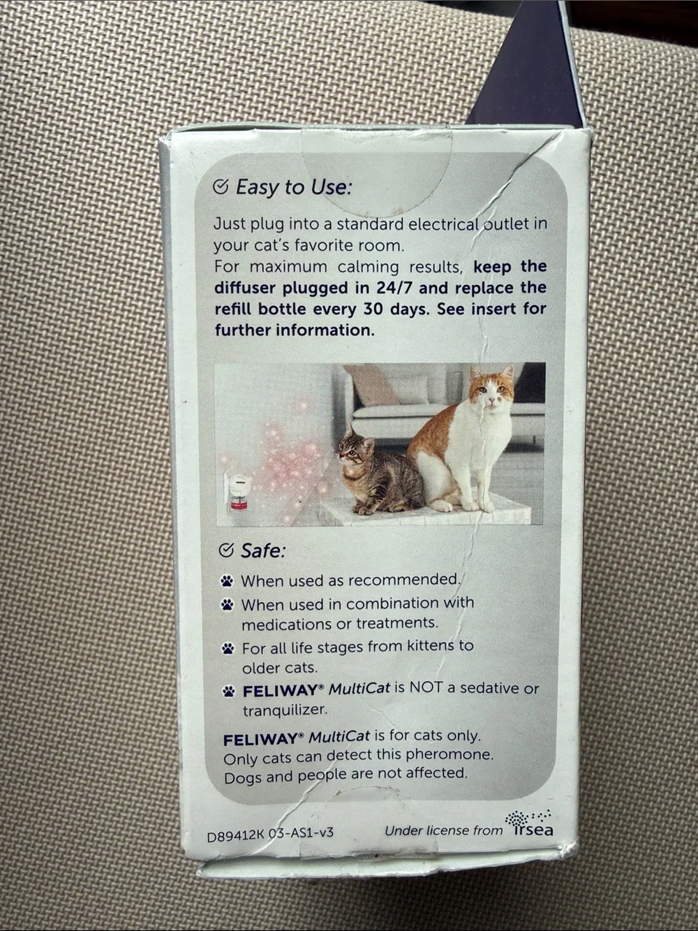 FELIWAY MultiCat Happy Cats Plug-In Diffuser – New & Sealed🔥✅🚚Ready to shipment